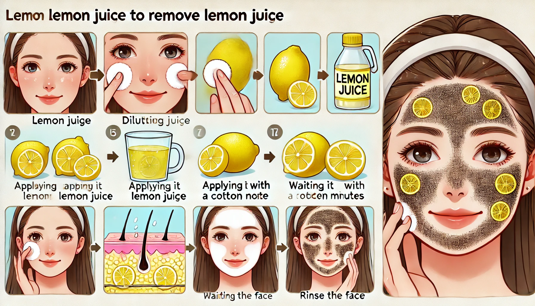 wellhealthorganic.com Remove Dark Spots on Face Tang - Lemon Juice